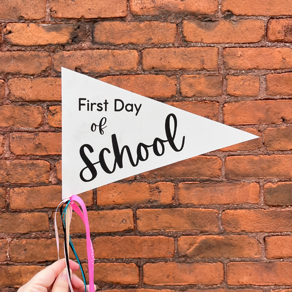Create your own Back To School Pennant with this FREE download
