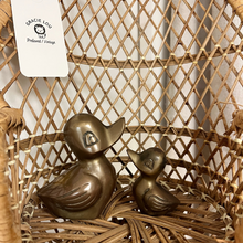 Load image into Gallery viewer, Cottagecore Nursery Decoration Brass Ducks