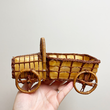 Load image into Gallery viewer, Wicker Truck Basket - Preloved/Vintage