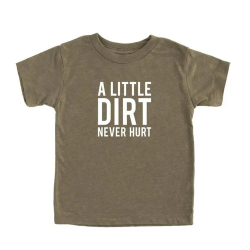 Short Sleeve Shirt - A Little Dirt - Olive