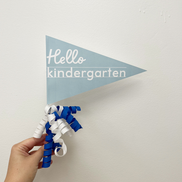 Back-To-School DIY Pennants with Free Download
