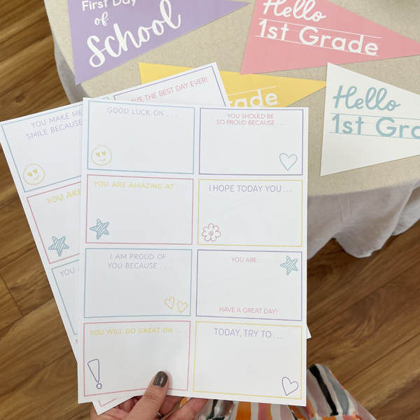 Printable Lunch Box Notes to Encourage and Connect - Free Download