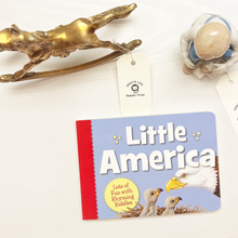 Load image into Gallery viewer, Children's book titled 'Little America' with an eagle illustration on a white surface.