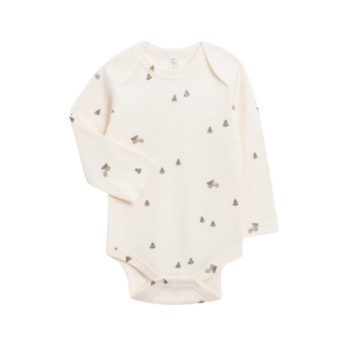 Baby Bodysuit - Long Sleeve - Tree Farm