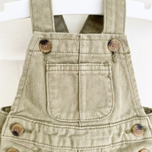 Load image into Gallery viewer, Twill Overalls - Army Green