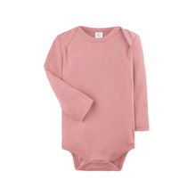 Load image into Gallery viewer, Baby Bodysuit - Long Sleeve - Rose