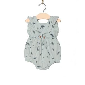Overall Flutter Romper - Eucalyptus