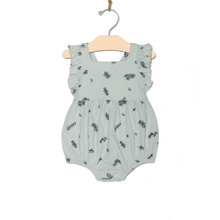 Load image into Gallery viewer, Overall Flutter Romper - Eucalyptus