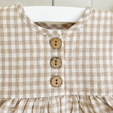 Load image into Gallery viewer, Gingham Linen Dress