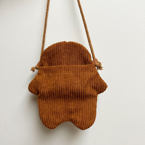 Crossbody - Corduroy Bear with Tiny Bag