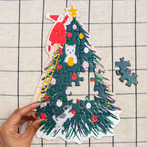 Tree Shaped Puzzle - Christmas