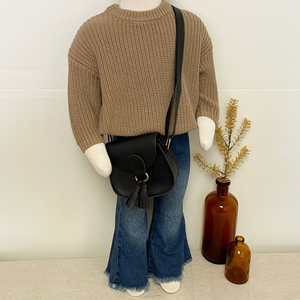 Chunky Knit Sweater - Khaki
