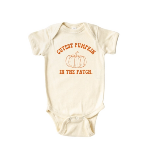 Cutest Pumpkin In The Patch - Baby Bodysuit