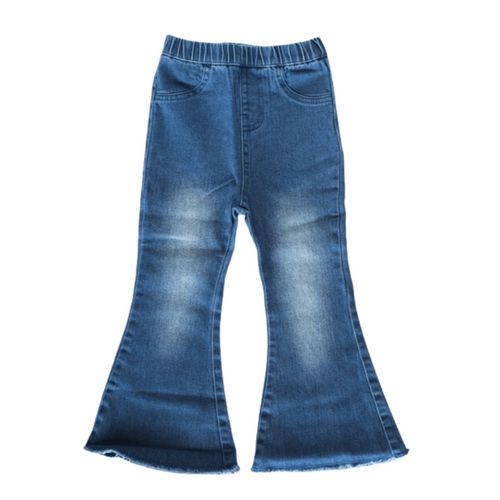 Denim Bell Bottoms - Dark Wash