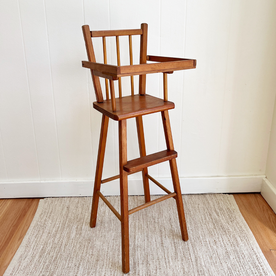 Doll Size High Chair with Tray