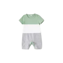 Load image into Gallery viewer, Everyday Romper - Mint Colorblock - Baby