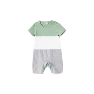 Everyday Romper - Mint Colorblock - Baby