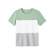 Load image into Gallery viewer, Everyday T Shirt - Mint Colorblock - Adult