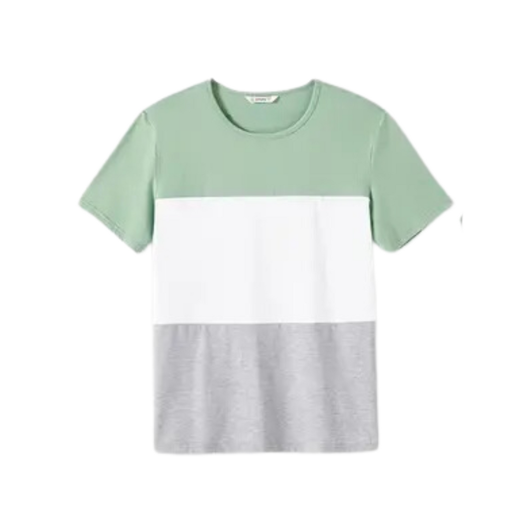 Everyday T Shirt - Mint Colorblock - Adult