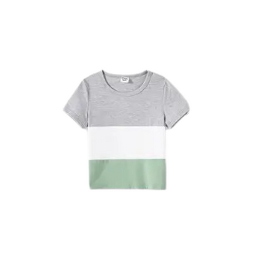 Everyday T Shirt - Mint Colorblock - Toddler