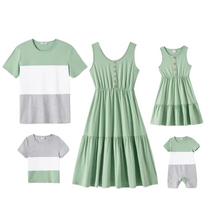 Load image into Gallery viewer, Everyday Romper - Mint Colorblock - Baby