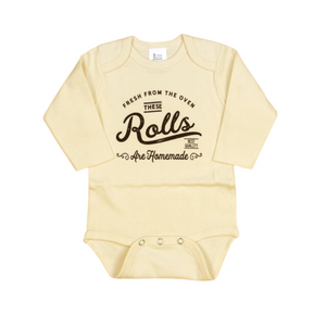 Fresh From The Oven - Long Sleeve Baby Bodysuit