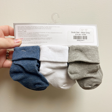 Load image into Gallery viewer, Sock Set - Blue Gray