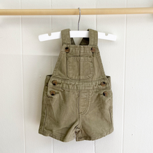 Load image into Gallery viewer, Twill Overalls - Army Green