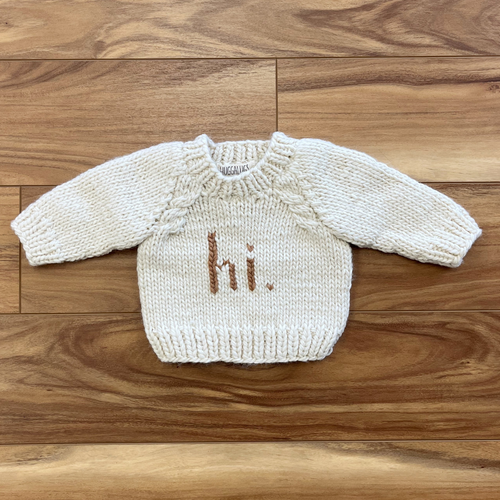 Crew Neck Sweater - Hi