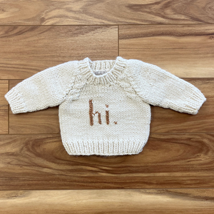 Crew Neck Sweater - Hi