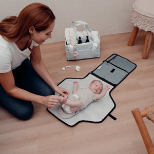 Large Portable Changing Pad - Earth Green