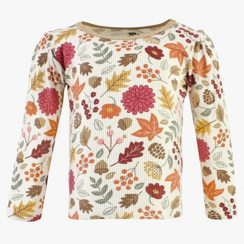 Fall Floral Thermal Shirt