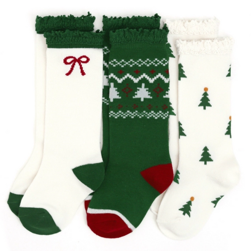 Knee High Socks - Christmas Tree Farm