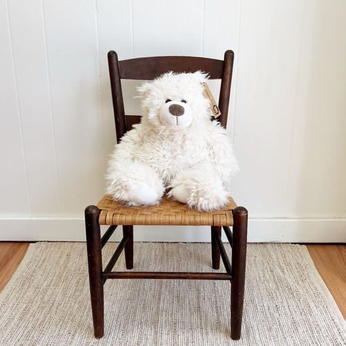 Ladder Back Chair with Woven Bark Seat