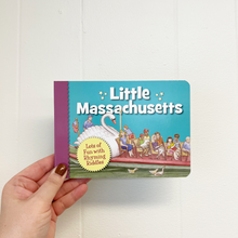 Load image into Gallery viewer, Book titled 'Little Massachusetts' held by a hand against a white background