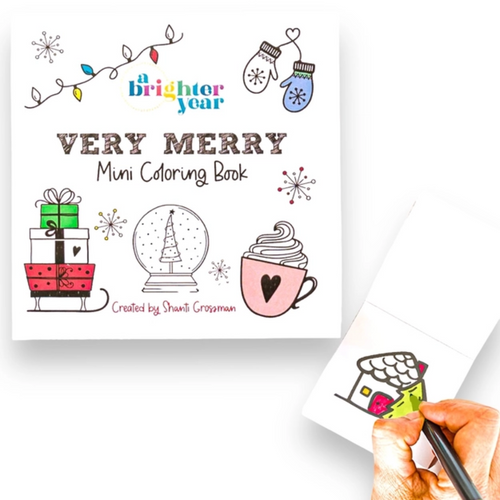 Mini Coloring Book - Very Merry