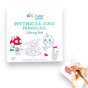 Mini Coloring Book - Mythical and Magical