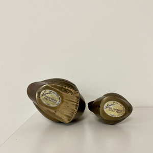 Pair of brass ducks nursery decor