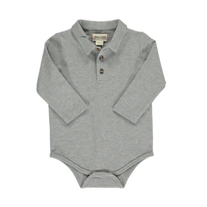 Polo Bodysuit - Grey