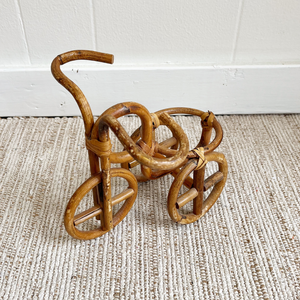 Wicker Bicycle Decoration