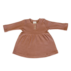 Ribbed Dress - Dusty Rose