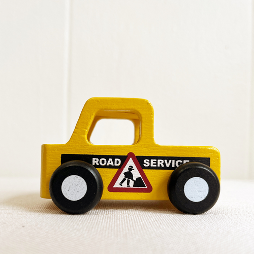 Mini Road Side Service Car - Wood Toy