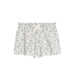 Ruffle Waist Shorts - Floral Mist