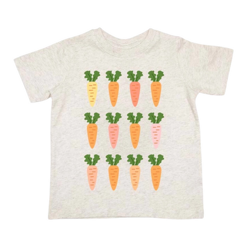 Short Sleeve Tee Shirt - Carrots