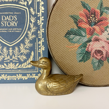 Load image into Gallery viewer, Small Brass Duck Figurine