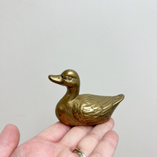 Load image into Gallery viewer, Small Brass Duck Trinket