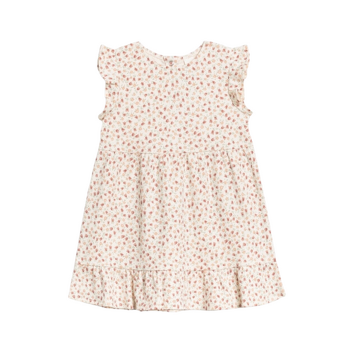 Tiered Dress - Berry Ballet Floral