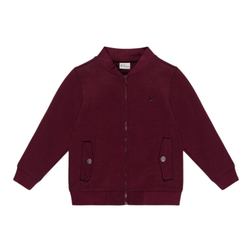 Toddler Bomber Jacket - Burgundy