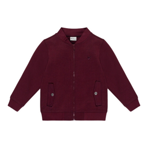 Toddler Bomber Jacket - Burgundy