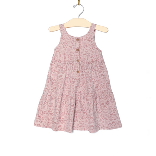 Toddler Tiered Tank Dress - Birds and Butterflies